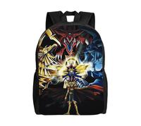 Sac à dos de voyage imprimé en 3D, motif dieu égyptien, style dessin animé, décontracté, idéal pour la journée - SYS284 Noir