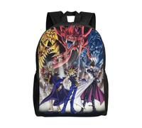 Sac à dos de voyage imprimé en 3D, motif dieu égyptien, style dessin animé, décontracté, idéal pour la journée - SYS382 Noir