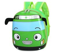 Sac à dos de voyage JJDFW en forme de bus 3D, mignon et idéal pour l'école maternelle et les sorties scolaires (garçons et filles).