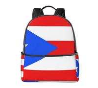 Sac à dos de voyage léger avec housse pour ordinateur portable Motif drapeau de Porto Rico