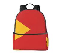 Sac à dos de voyage léger avec housse pour ordinateur portable Motif drapeau du Timor-Leste
