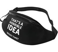 Sac À Dos De Voyage Mode Fanny Pack C'est Une Idée Horrible. Quelle Heure Portable Sac Porté Épaule pour Alpinisme Outdoor Vacances 14X35Cm