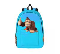 Sac à dos de voyage multi-compartiments de bonne qualité D-Donkey Kong pour femme, cartable, cadeau Noir