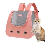 Sac à dos de voyage pour chat - Berceau de voyage félin, sac fourre-tout pour excursion pour chiot, panneau rembourré aéré en fibre | Mouvement équilibré sécurisé pour promenade, jogging, aventure