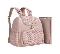 Sac à dos de voyage pour enfants - Organisateur de couches à la , grand espace de stockage, table à langer portable, crochets pour landau | Papa Maman Filles Bébé Parentalité Voyage Travail Git