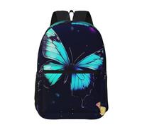 Sac à dos de voyage pour homme et femme 17 pouces étanche sac à dos papillon pour ordinateur portable