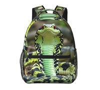 Sac à dos de voyage pour ordinateur portable Cobra Snake, grande capacité, sac à dos léger pour le travail et la randonnée