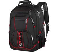 Sac à dos de voyage pour ordinateur portable de 46,7 cm avec port de charge USB, grande capacité, compatible TSA RFID, poche antivol durable et robuste pour homme