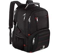Sac à dos de voyage pour ordinateur portable, extra grande capacité compatible TSA, sac à dos antivol avec port de charge USB, résistant à l'eau, pour hommes et femmes, affaires, université, étudiant,