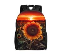 Sac à dos de voyage pour ordinateur portable - Imperméable - Léger - Joli sac à dos pour femme et homme - Noir - Taille unique