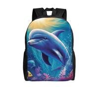 Sac à dos de voyage pour ordinateur portable, imperméable, léger, mignon sac à dos pour femme et homme, sac à dos décontracté, noir, taille unique