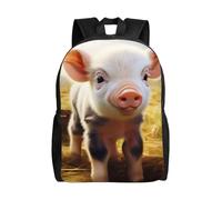 Sac à dos de voyage pour ordinateur portable pour homme et femme, imperméable, léger, mignon, animal de la ferme, sac à dos décontracté