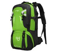 Sac a Dos de Voyage Respirant Ultraleger Resistant a L Eau Nylon 40L Vert Clair