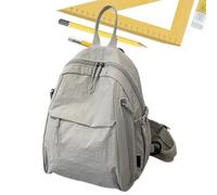 Sac à dos de voyage : sacs de livres scolaires légers, bagages pliables | Changement de sac à dos universitaire pour femmes filles, sacs de voyage d'avion de randonnée pour un voyage de travail, Gris