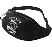 Sac À Dos De Voyage Si Vous N'Aimez Pas Les Tacos, Je Suis Du Genre Nacho Réglable Sac À Dos De Randonnée Léger Waist Pack Pour Running Gym Femme 14X35Cm