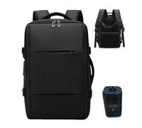 Sac à dos de voyage sous vide - de compression extensible avec pompe, grand design antivol | Outdoor imperméable pour le camping, les vols, les déplacements quotidiens, les longs voyages