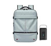 Sac à dos de voyage sous vide, grande capacité de 48 L, sac à dos de voyage extensible - Sacs d'extérieur pour urgence, aventure, voyage d'affaires, trajet quotidien, scout, piste, pêche, bleu, Refer