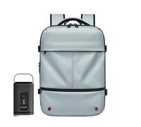 Sac à dos de voyage sous vide | Sac à dos de compression extensible étanche 48 L | Sac décontracté pour le camping, le sentier, le terrain, la pêche, les affaires, les trajets quotidiens, bleu, Refer