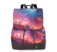 Sac à dos de voyage tendance pour femme Motif chats blancs autour du feu