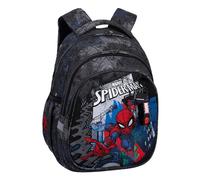 Sac à dos d'école à 3-Compartiments Spiderman Noir