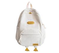 Sac à dos d'école amusant - Cartable en forme de canard souple 43 cm | Poches multiples de grande capacité, cartable pour avec bretelles réglables pour téléphone portable, ordinateur portable,