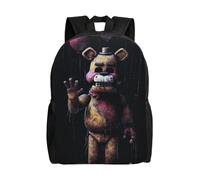 Sac à dos d'école Five Nights At Freddy's, sac à dos de dessin animé, sac à dos tendance pour garçons, sac d'école, sac à dos de voyage-HXN694 Noir
