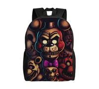 Sac à dos d'école Five Nights At Freddy's, sac à dos de dessin animé, sac à dos tendance pour garçons, sac d'école, sac à dos de voyage-HXN692 Noir
