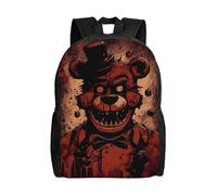 Sac à dos d'école Five Nights At Freddy's, sac à dos de dessin animé, sac à dos tendance pour garçons, sac d'école, sac à dos de voyage-HXN695 Noir