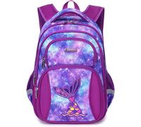 Sac À Dos D'école, Grande Capacité Pour Filles Et Garçons Avec Bande Réfléchissante, Joli Sac À Dos Imperméable À Aile Bleue Pour L'école, Les Voyages, Sac À Dos Léger Pour Adolescentes