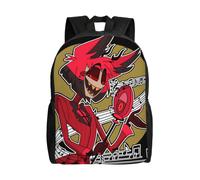 Sac à dos d'école Hazbin Hotel Helluva Boss pour adolescentes, sac de collège pour enfants, sac à dos décontracté à bandoulière pour jeunes - XTYD3829 Noir