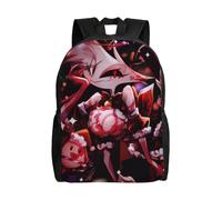 Sac à dos d'école Hazbin Hotel Helluva Boss pour adolescentes, sac de collège pour enfants, sac à dos décontracté à bandoulière pour jeunes - XTYD3873 Noir