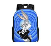 Sac à dos d'école Looney Tunes Bugs Bunny pour adolescents, garçons et filles - XTYD4689 Noir