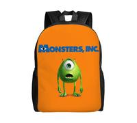 Sac à dos d'école Monsters, Inc. pour enfants, pour élèves du primaire, pour adolescents et garçons - SYS46 Noir