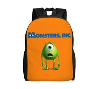 Sac à dos d'école Monsters, Inc. pour enfants, pour élèves du primaire, pour adolescents et garçons - SYS46 Noir