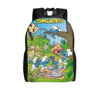 Sac à dos d'école n228 Les Schtroumpfs pour enfants, grand sac à dos pour l'école, le bureau, léger,