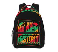 Sac à dos d'école Portable Sac à Dos pour Enfant HISTOIRE DES NOIRS Léger Daypacks pour Enfant Garçons Ecole 29X40cm