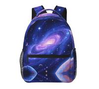 Sac à dos d'école Portable Sac à Dos pour Enfants Art des planètes de l'espace et des galaxies du système solaire avec compartiment Daypacks pour Ecole Outdoor Cadeaux 29X40cm