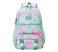 Sac à dos d'école pour femme pour la maternelle, sac d'école, sac à dos d'étudiant, sac à dos pour ordinateur portable, adolescente, fille, sac à dos de voyage, sac à dos militaire (vert, taille