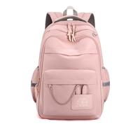 Sac à dos d'école pour filles, enfants, sac d'école pour adolescentes, filles, étudiants, sac à dos pour transporter des courses, rose, A