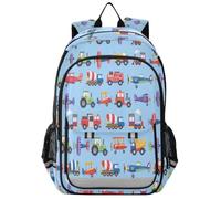 Sac à dos d'école primaire avions voitures enfants sacs à livres pour adolescents maternelle robuste imperméable léger durable