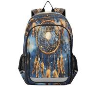 Sac à dos d'école primaire - Beau motif attrape-rêves - Sacs à livres pour enfants - Pour adolescents et maternelles - Robuste, imperméable, léger et durable - 6 à 12 ans, Multicolore, taille unique