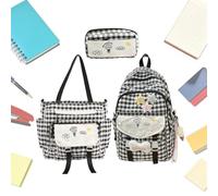 sac à dos d'école, réglable, imperméable, respirant, trousse à crayons | Sac à dos de voyage décontracté pour jeunes adolescents pour campus, bibliothèque, dortoir, voyage, voyage, voyage, sortie