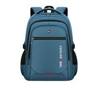 Sac à dos d'école robuste de grande capacité respirant avec bretelles confortables pour un usage quotidien, matériau durable, polyvalent (bleu marine 6, taille unique)