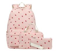 Sac à dos d'école, sac à dos en velours côtelé | Boîte à déjeuner, trousse à crayons, sac à dos pour femmes et filles, voyage, vacances, université, camping, sports de plein air, excursion d'une