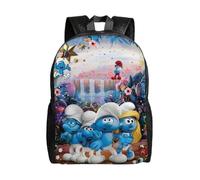 Sac à dos d'école Schtroumpfs b6446, grand format, léger, idéal pour l'école, le bureau ou les voyages