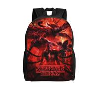 Sac à dos d'école Stranger Things pour adolescents, garçons et filles - XTYD4698 Noir