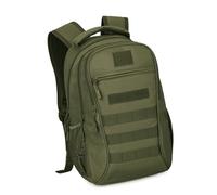 Sac à dos d'écolier de 15 l, sac à dos de voyage, décontracté, tactique, simple, cyclisme, Vert armée, Einheitsgröße