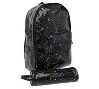 Sac à dos d'écolier Lee Cooper Noir avec Trousse