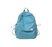 Sac à dos d'écolier pour étudiant - Couleur pure - Sac à dos de loisirs - Sac à dos d'école, bleu ciel, taille unique