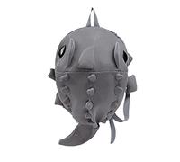 Sac à dos d'écolier pour garçons et filles, sac à dos dinosaure, sac à dos de voyage, sac à dos de basket-ball avec chargeur, gris, taille unique